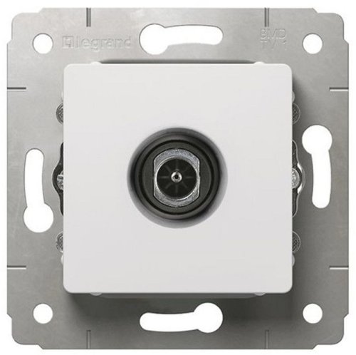 Розетка TV Проходная без рамки Legrand Legrand Cariva 1-м. белый фото Розетка TV Проходная без рамки Legrand Legrand Cariva 1-м. белый картинка